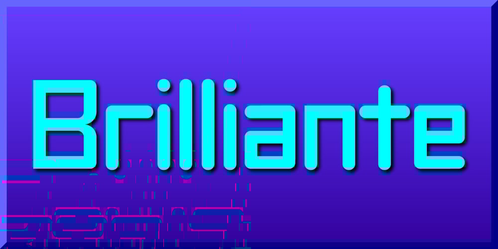 Brilliante font