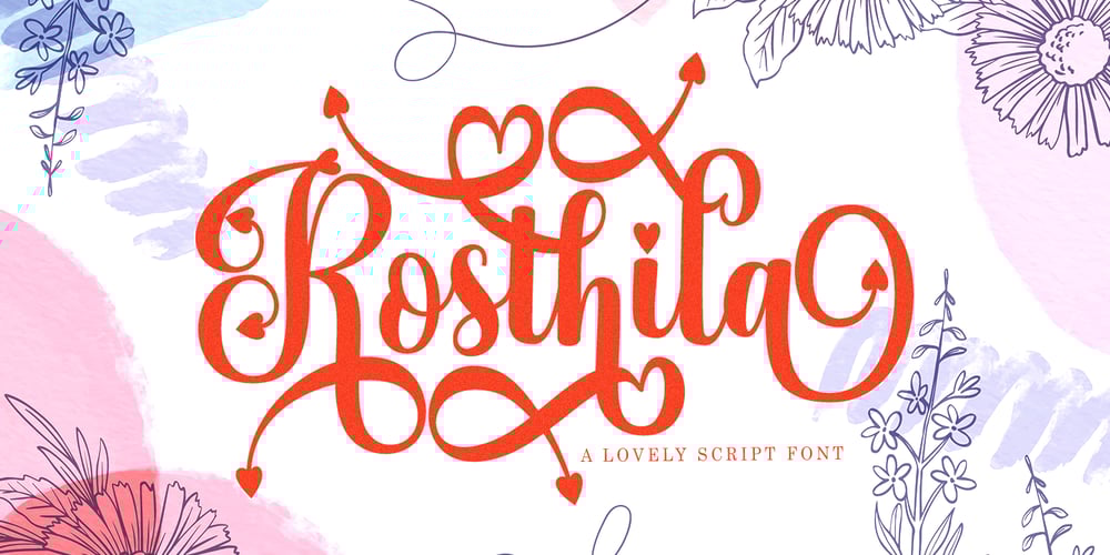 Rosthila Script font