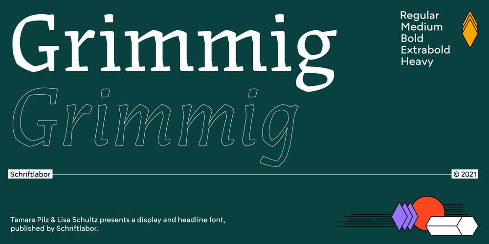 Grimmig font