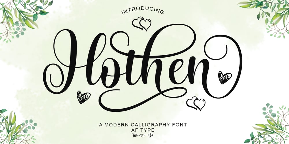 Hothen font