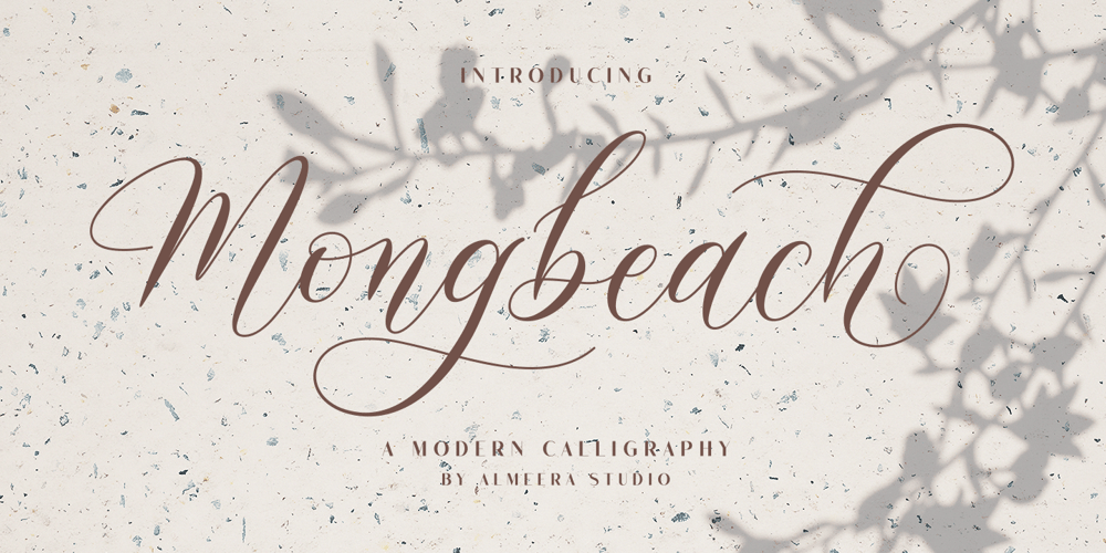 Mongbeach Script font