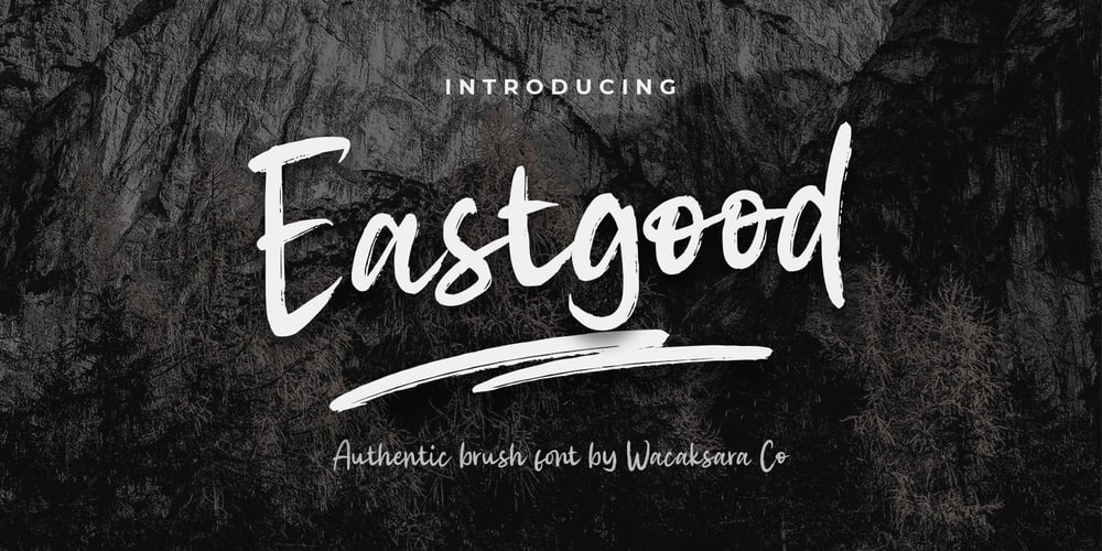 Eastgood font