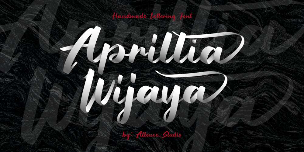 Aprillia Wijaya font