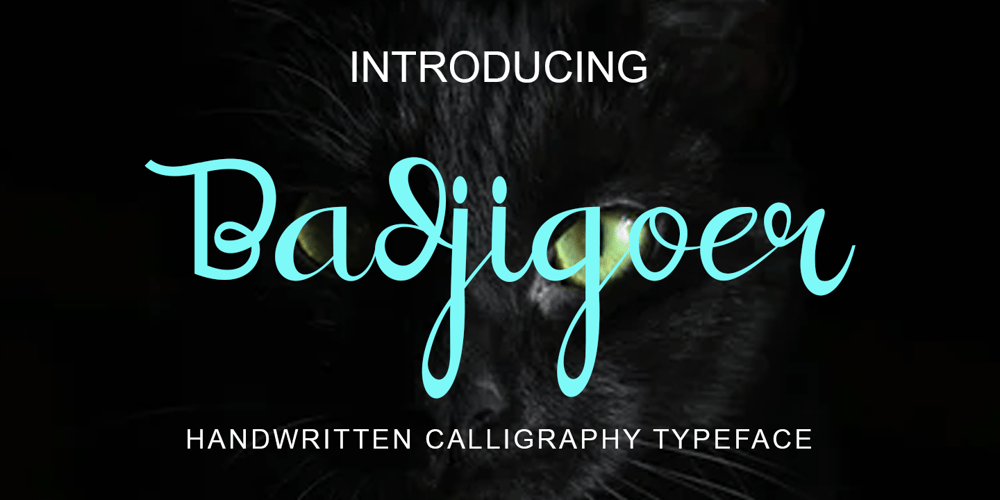 Badjigoer font