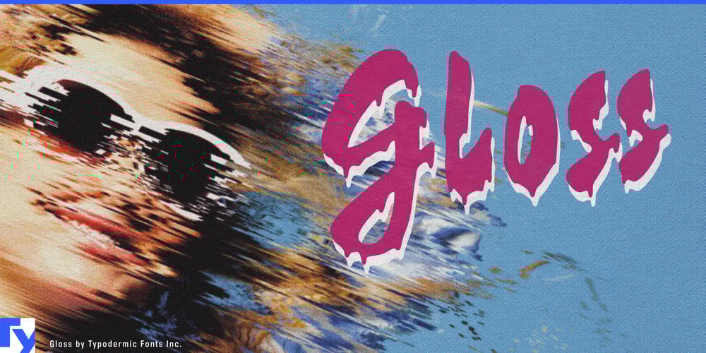 Gloss font