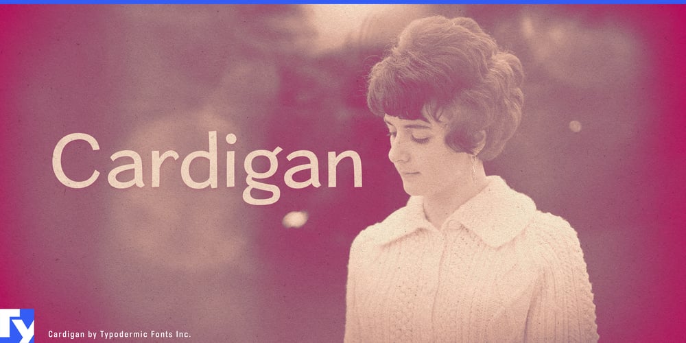 Cardigan font