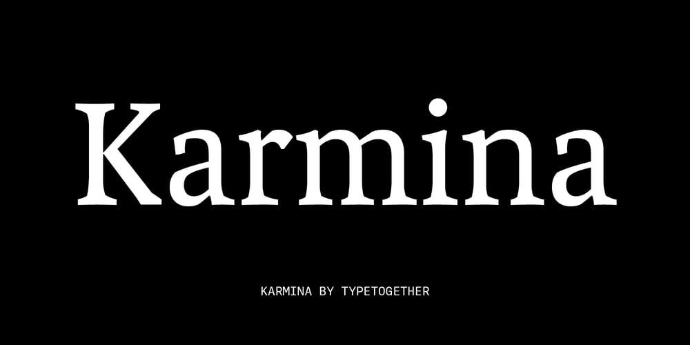 Karmina font
