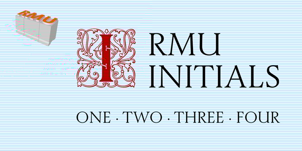 RMU Initials font
