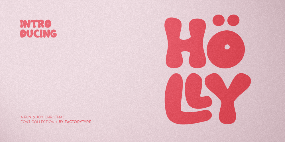 Holly font