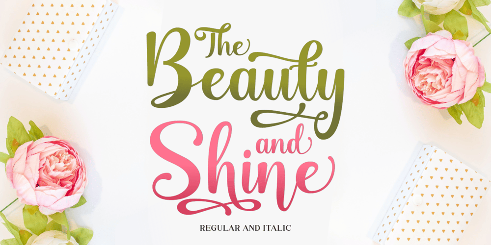 Beauty Shine font