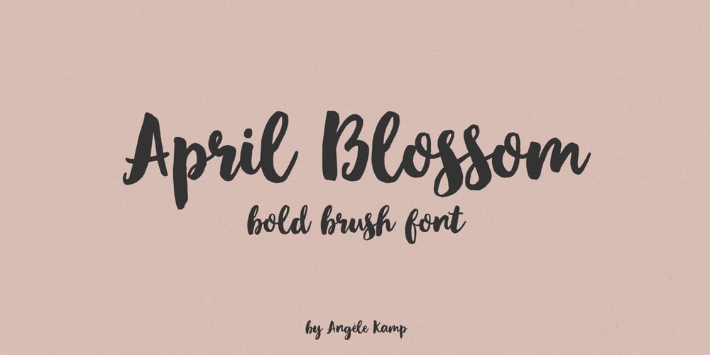 April Blossom font