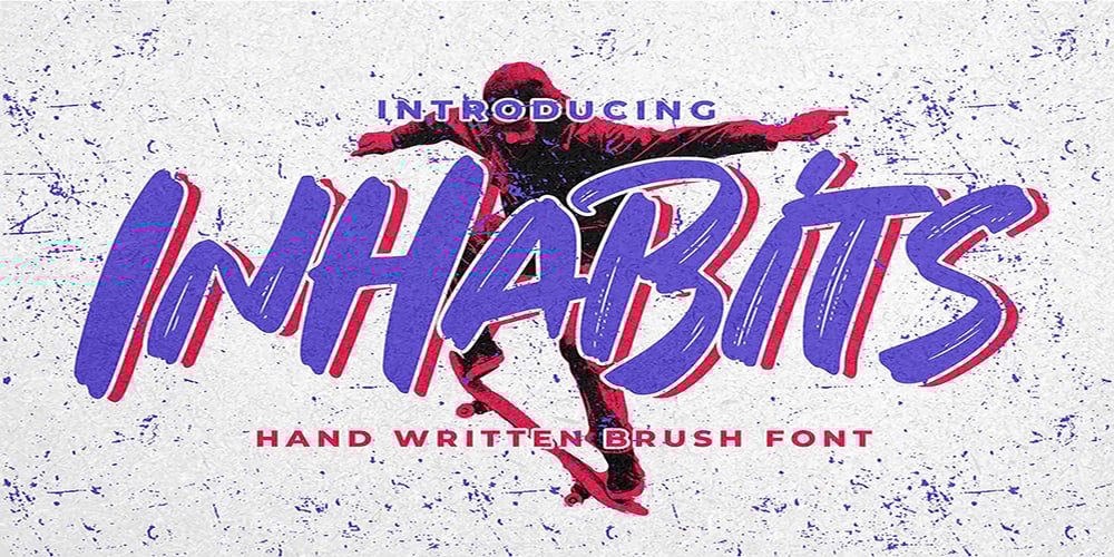 Inhabits font