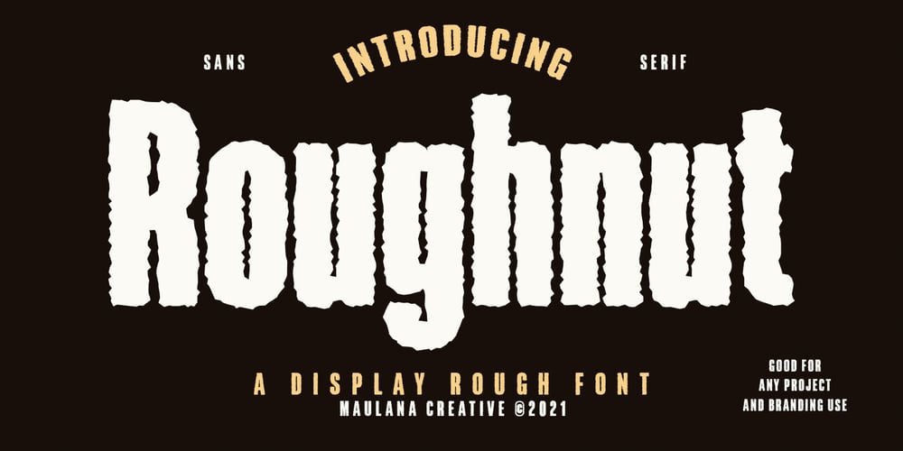 Roughnut font