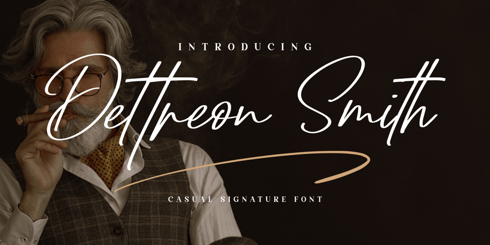 Dettreon Smith font