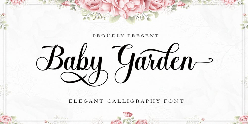 Baby Garden font