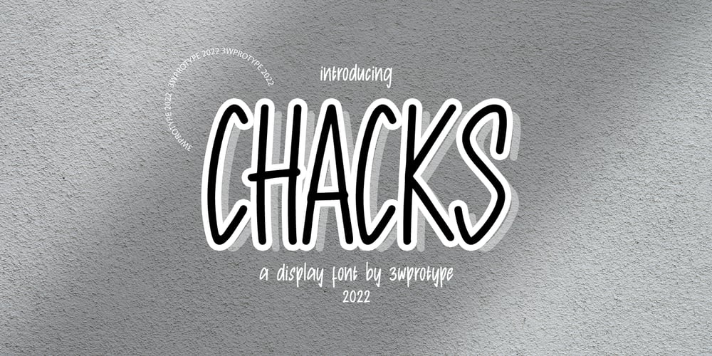 Chacks font