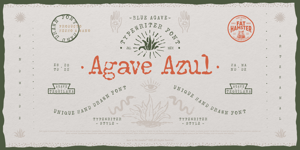 Agave Azul font