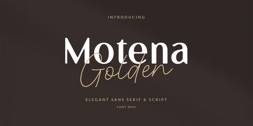 Motena Golden font