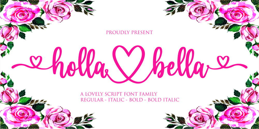 Holla bella font