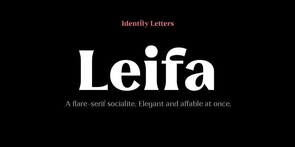 Leifa font