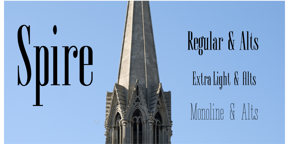 Spire font