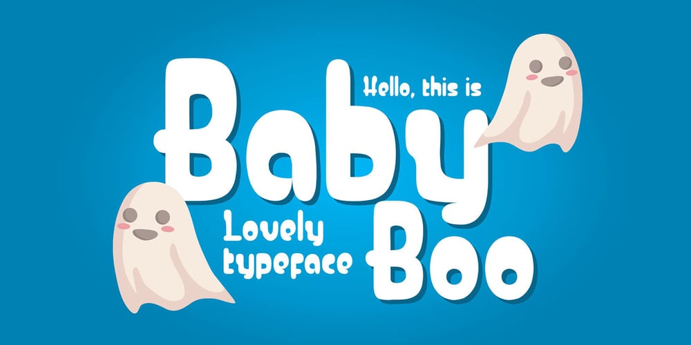 Baby boo font