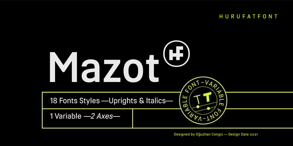 Mazot font