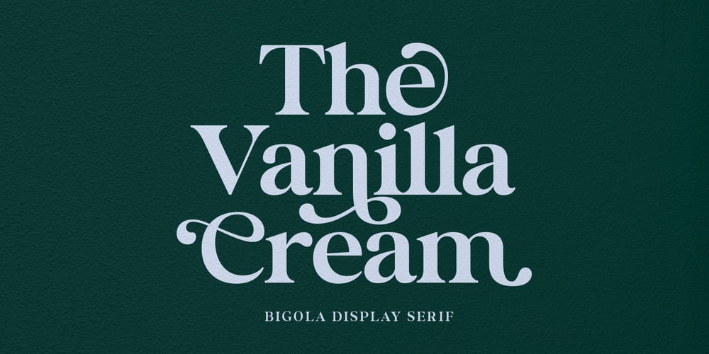 Bigola Display font