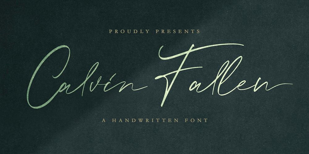 Calvin Fallen font