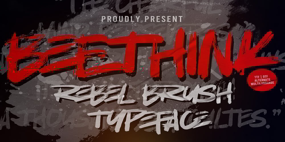Beethink font