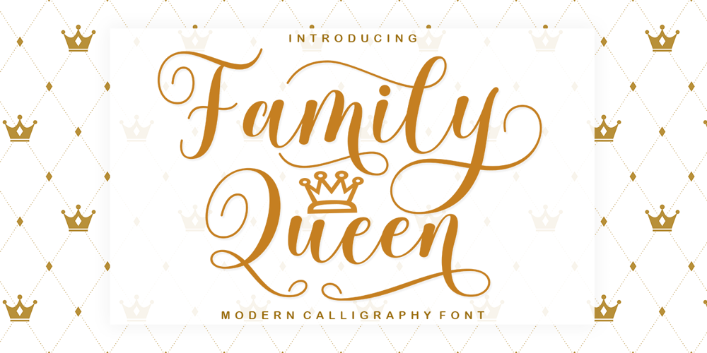 Family Queen font