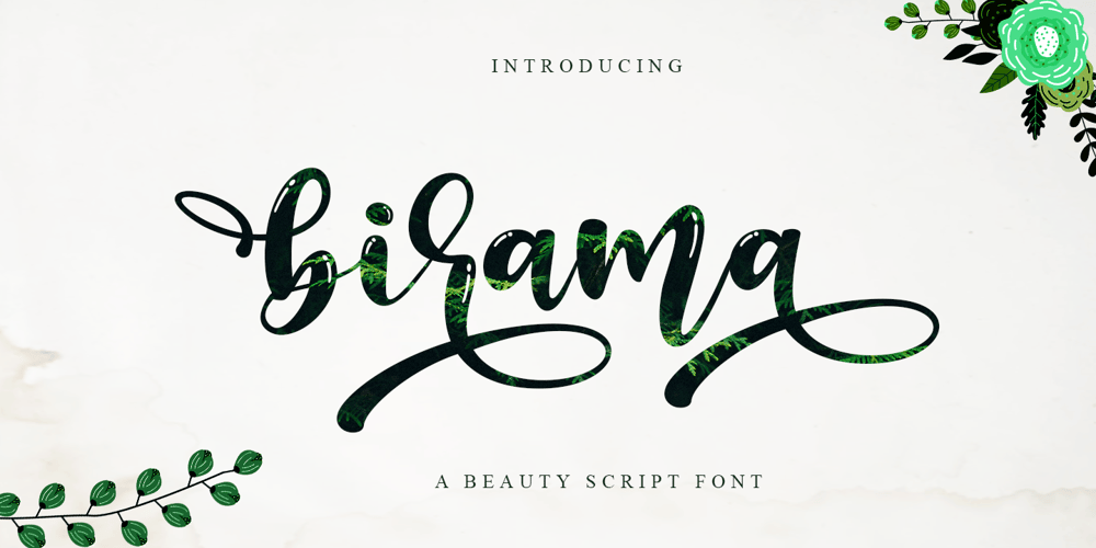 Birama font