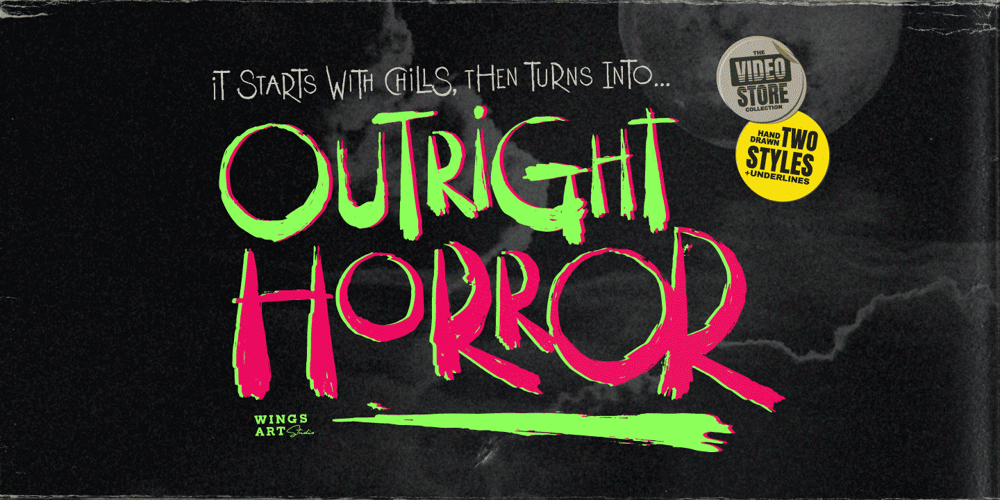 Outright Horror font