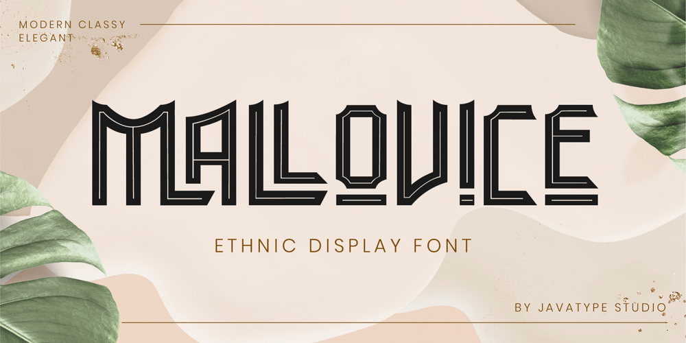 Mallovice font