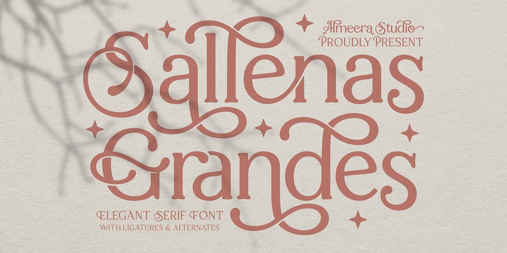 Sallenas Grandes font