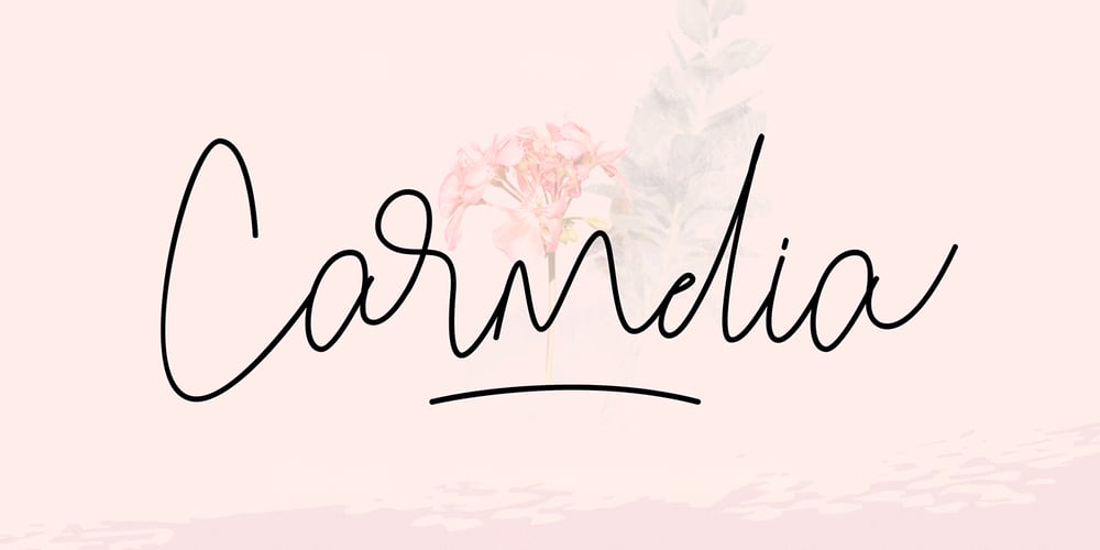 Carmelia font