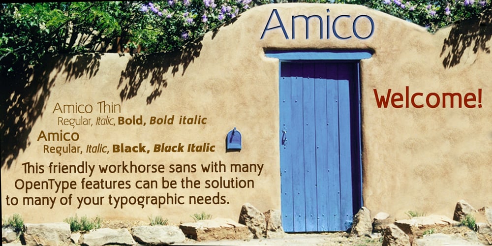 Amico font
