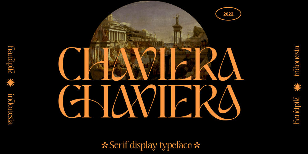 Chaviera font