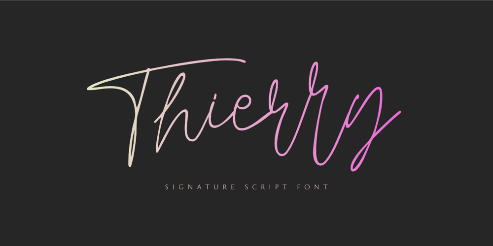 Thierry font