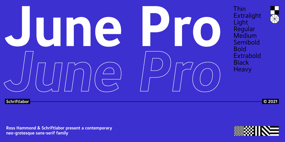 June Pro font