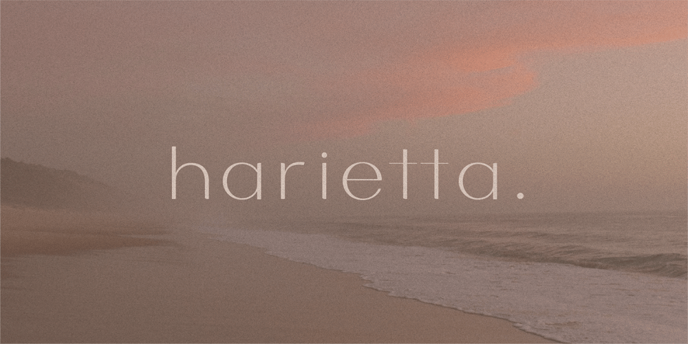 HV Harietta font
