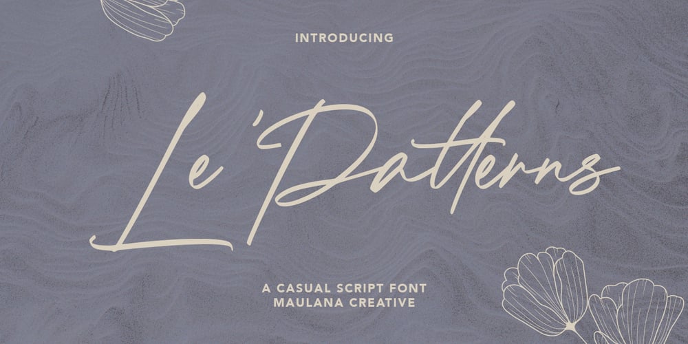 Le Patterns font