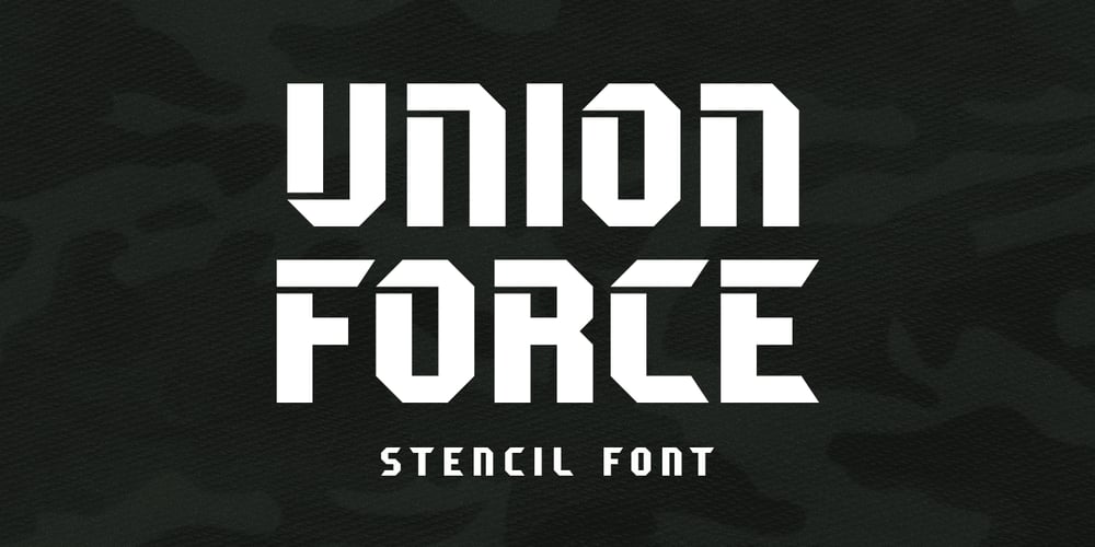 Unione Force font