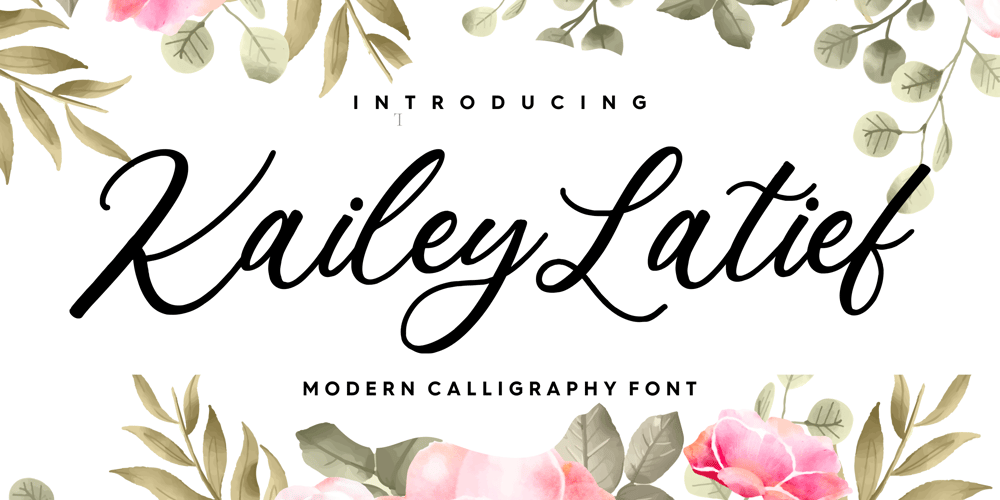Kailey Latief font