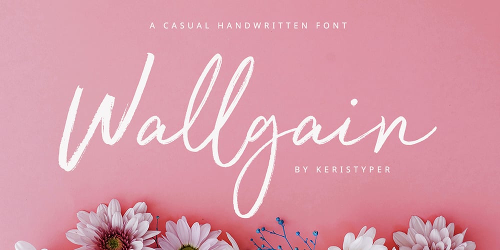 Wallgain font
