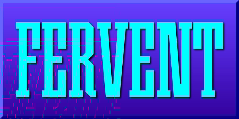 Fervent font