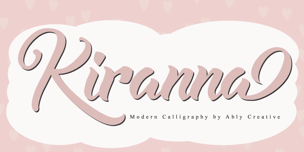 Kiranna font