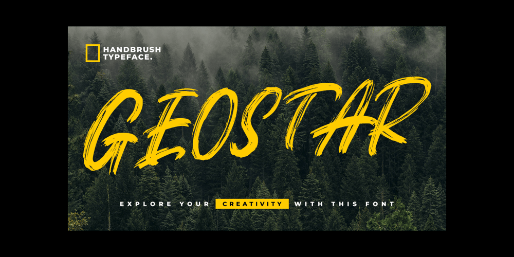 Geostar font