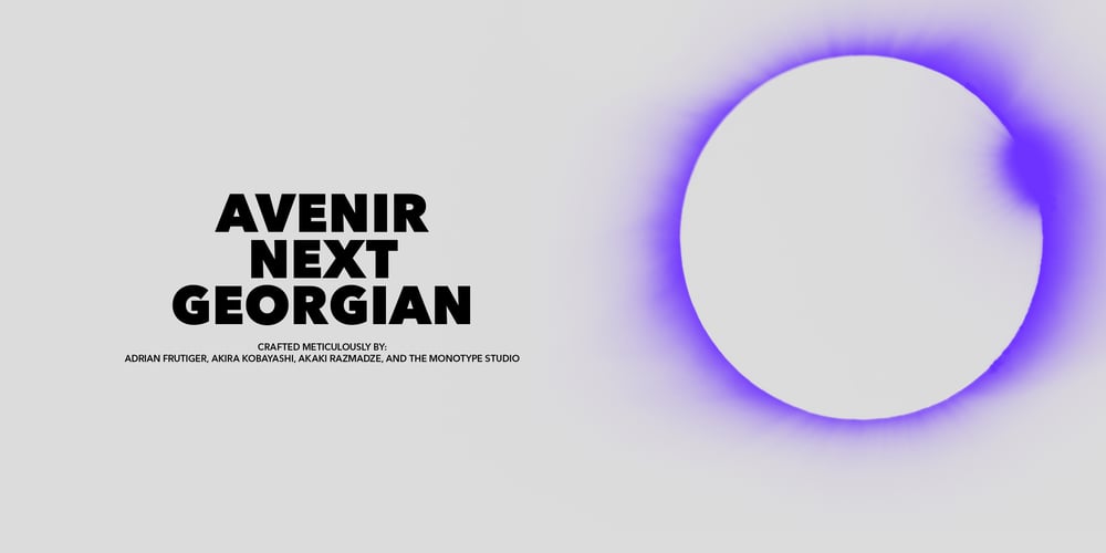Avenir Next Georgian font