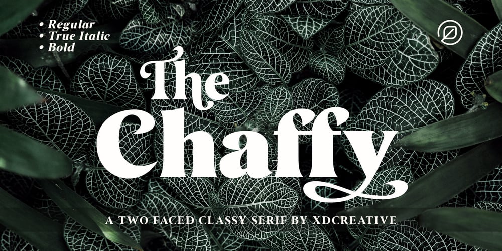 The Chaffy font